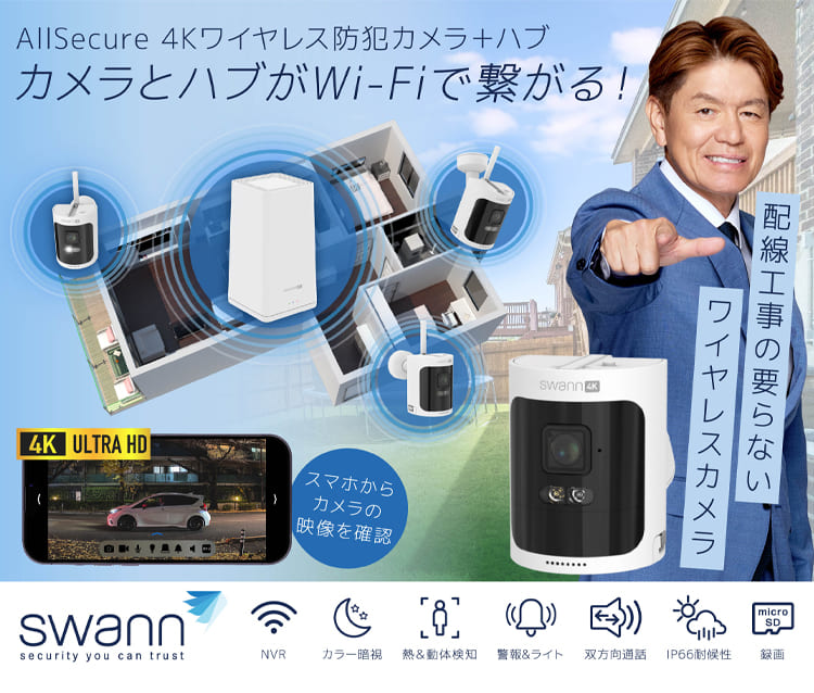 Swann 最新ワイヤレスカメラ